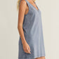 Z Supply - Sloane V Neck Knit Denim Dress