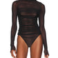 Free People - Under It All Long Sleeve Mock Neck Bodysuit