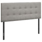 Full Size Upholstered Headboard Only, Transitional - Gray