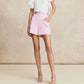 2.7 August Apparel - White Poplin Flutter Sleeve Top