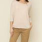 124 Voltaire - Jersey 3/4 Sleeve Tee