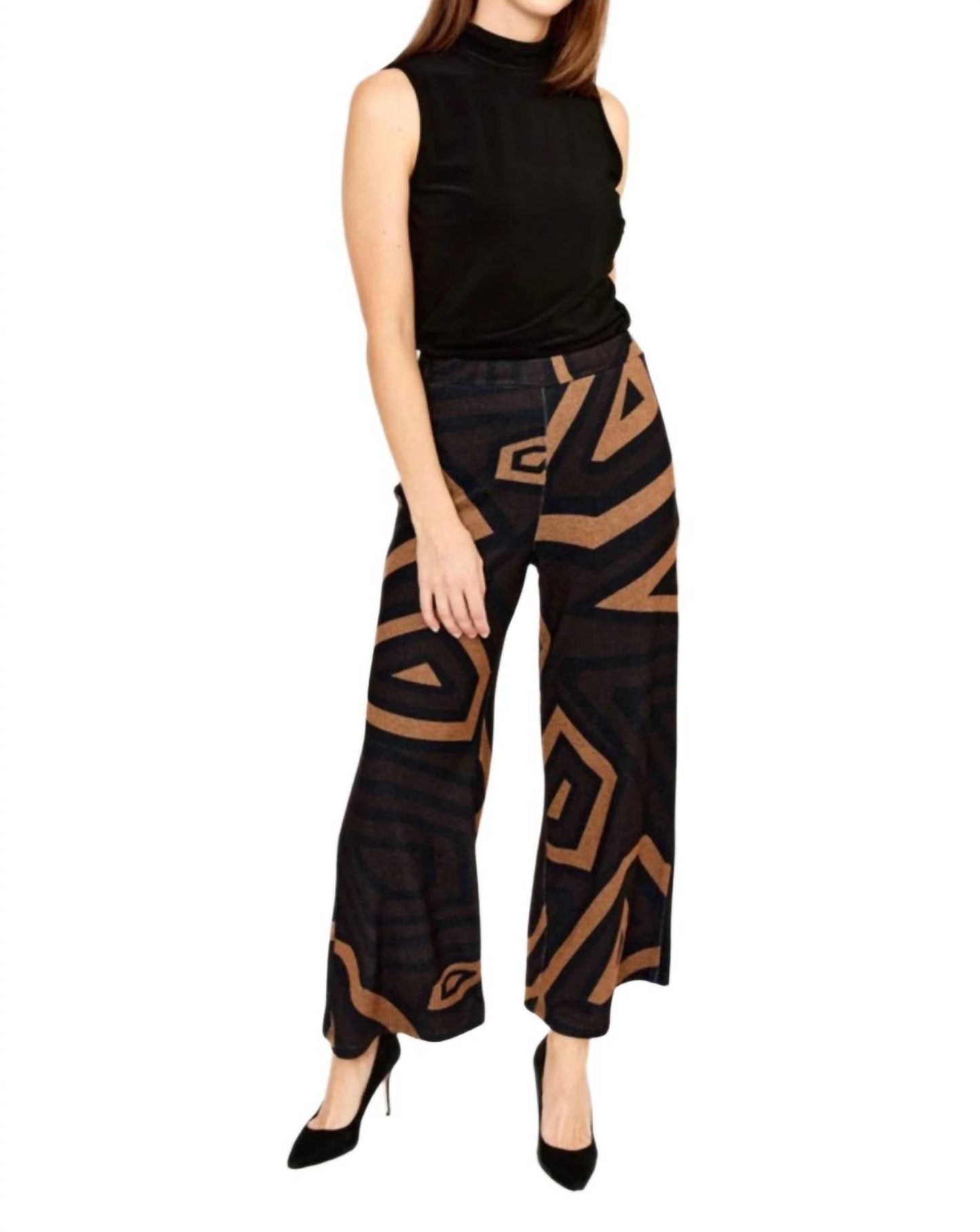 Frank Lyman - Knit Wide Leg Pants