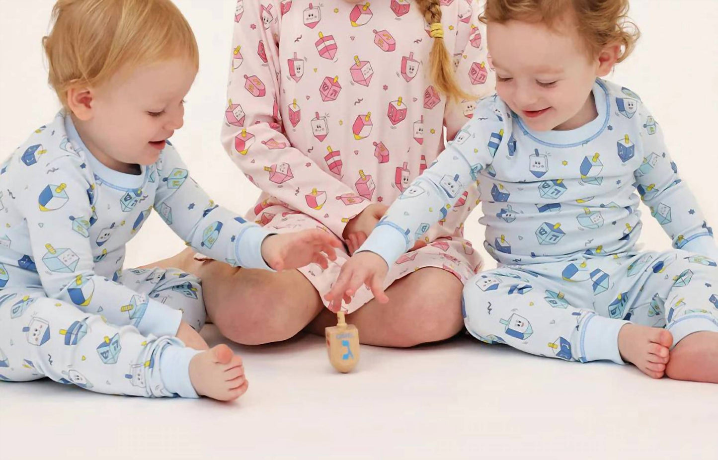 Baby Noomie - Toddler Boy's Hanukkah Dreidels Pajama Set