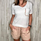 Pol - Bailey Detailed Pocket Top