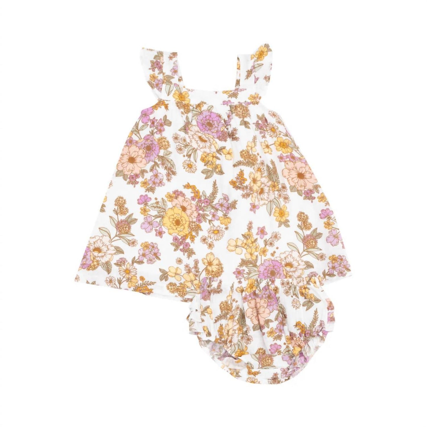 Angel Dear - Girl's Sundress & Diaper Cover Set