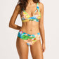 Seafolly - South Pacific Gathered Band Retro Bikini Bottom