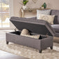 Juliana - Storage Ottoman With Birch Legs