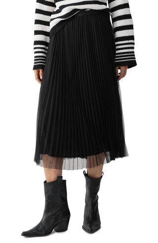 Santuário - Saia plissada de tule cool