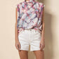 Tart By Taylor - Abstract Print Mock Neck Top