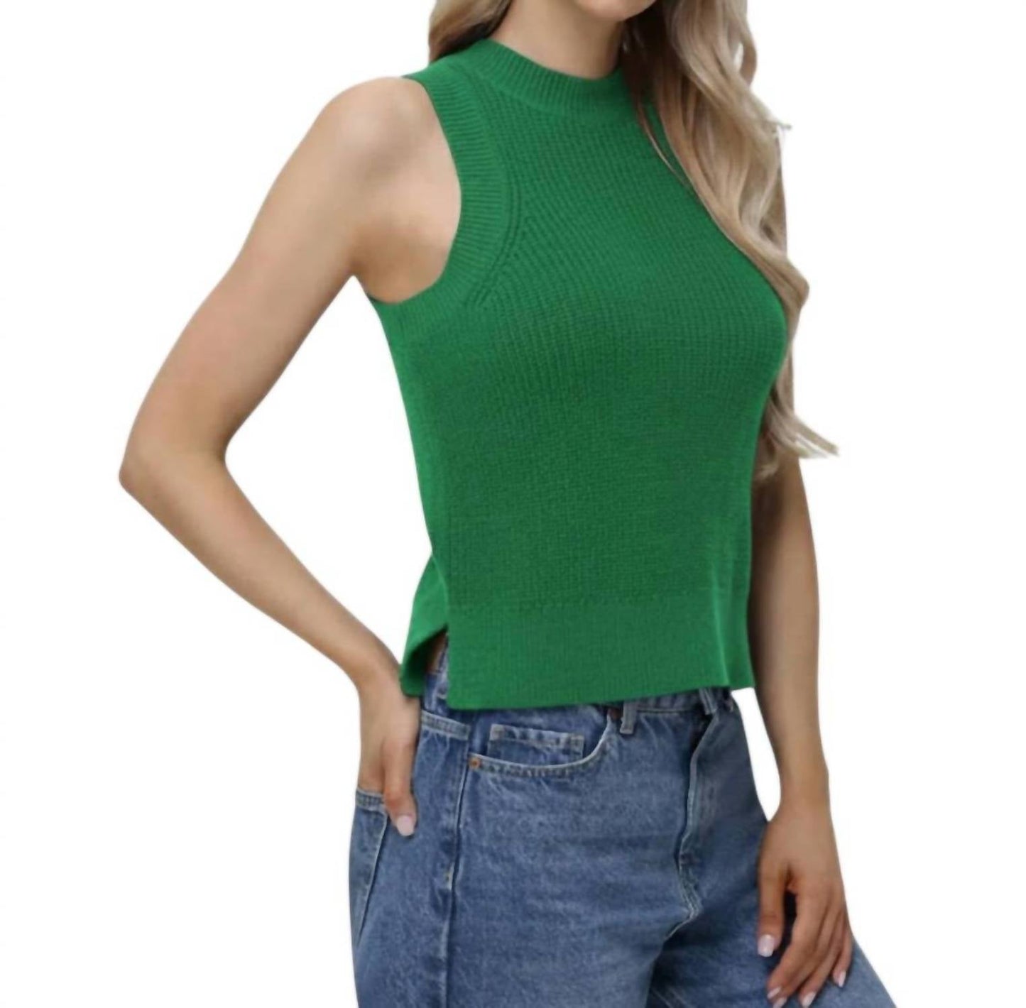 525 America - Demi High Crew Neck Tank