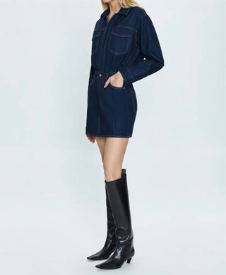 Pistola - Vestido Mini Jeans Nina