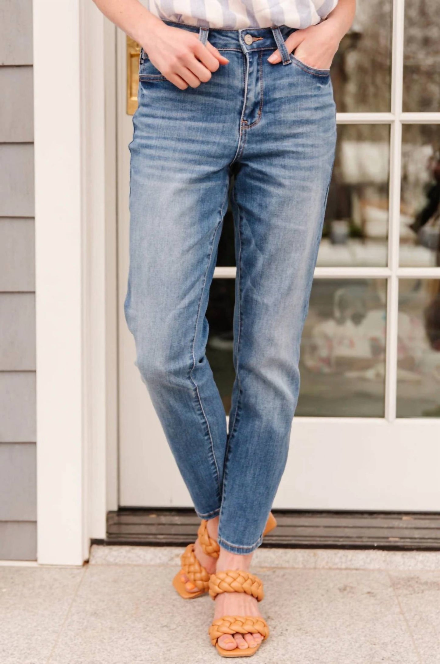 Judy Blue - High Waist Non Distressed Slim Fit Jeans