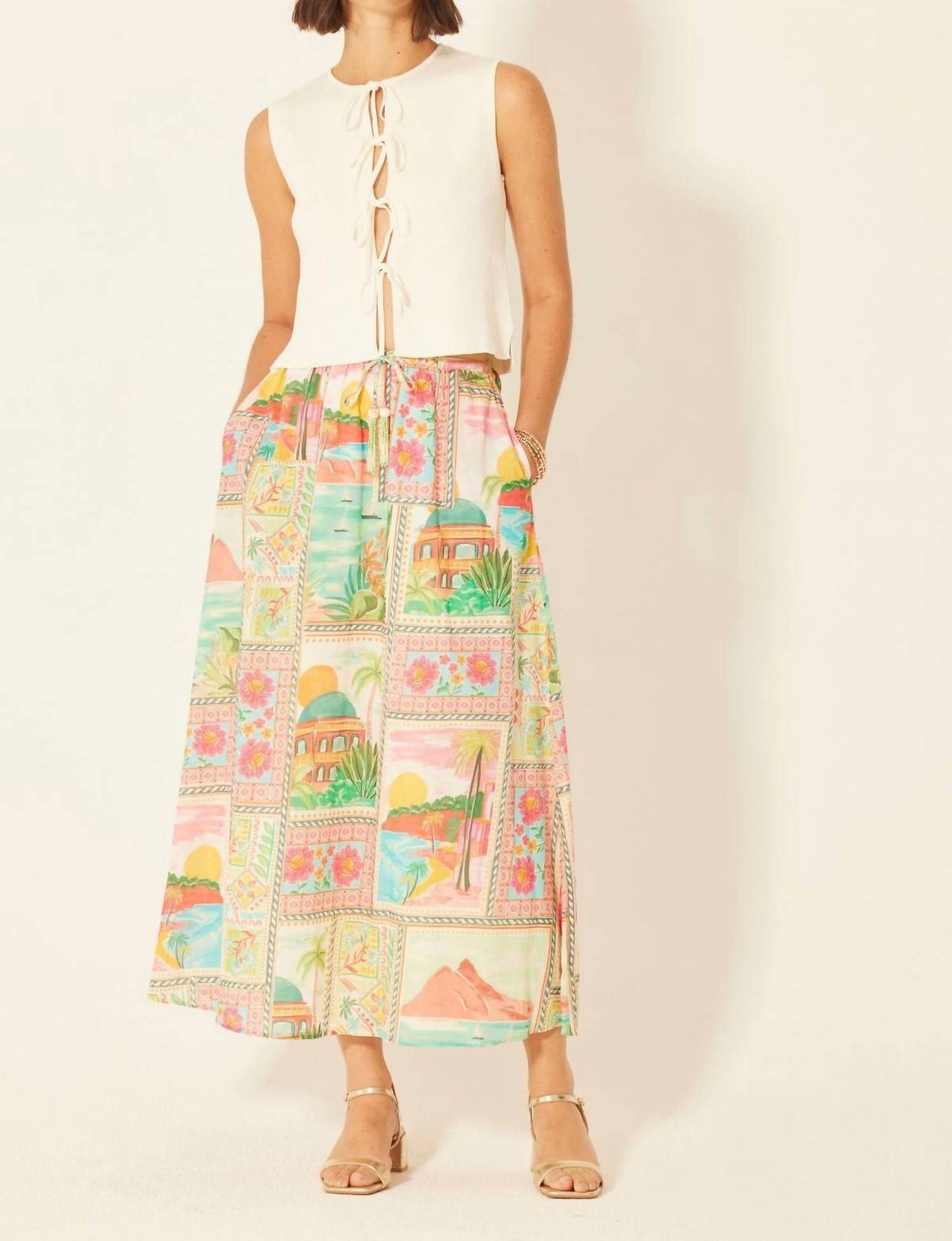 Bila77 - Harriett Capri Midi Skirt