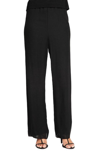 Alex Evenings - Straight Leg Chiffon Pants
