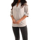 French Kyss - Emma Grommet V-Neck Kashmira Top