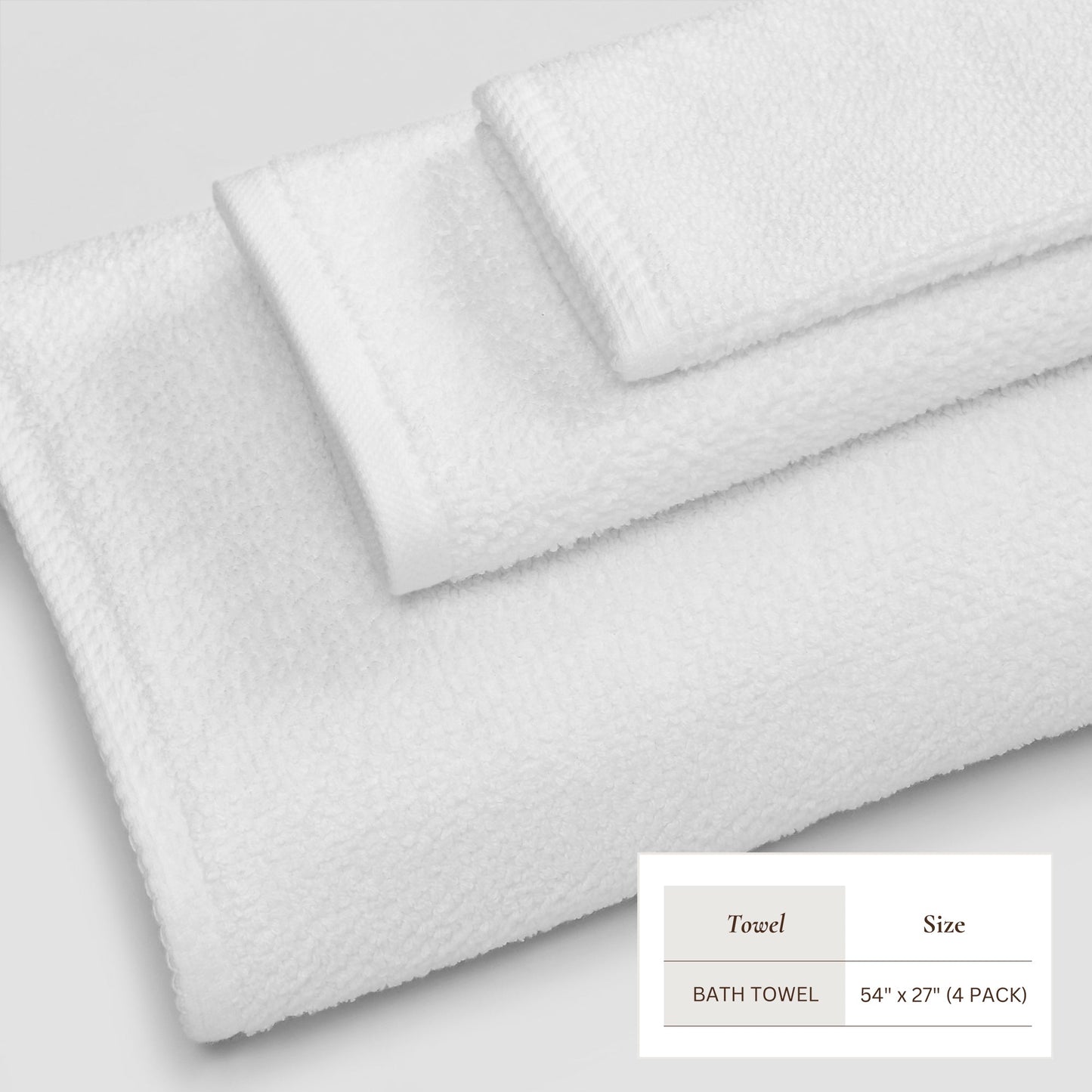 Cotton Textured Bath Towel Set - Acacia Collection
