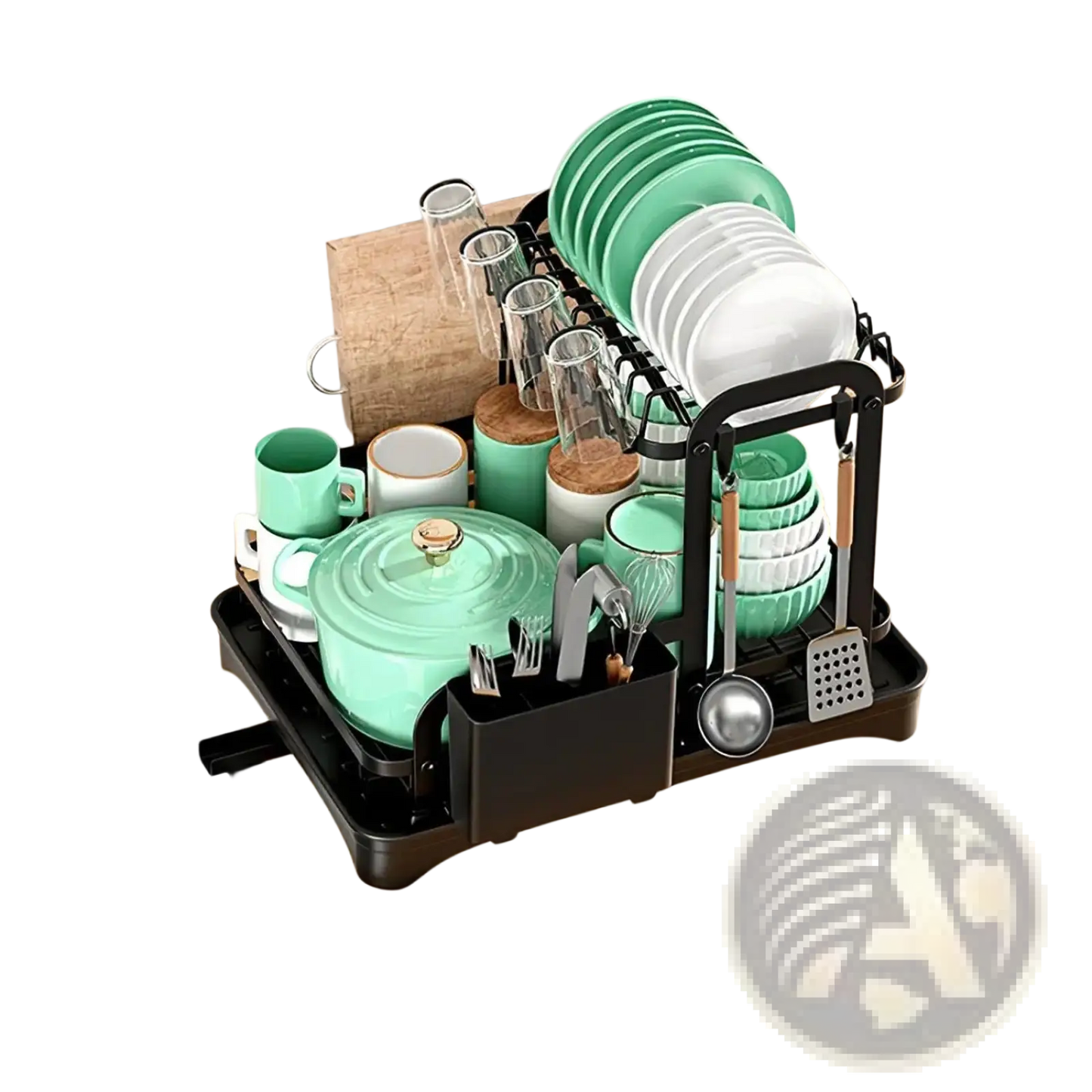 Dish Drying Rack 2 Tier Rustproof Metal Organizer