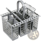Dishwasher Cutlery Basket for Hotpoint Indesit Grey