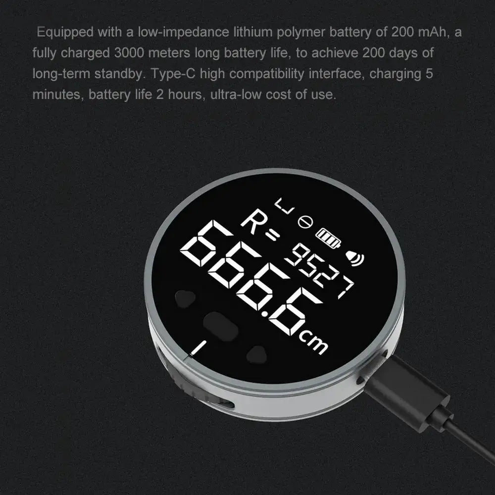 Arbaglobal Digital Lcd Electronic Distance Measuring Ruler