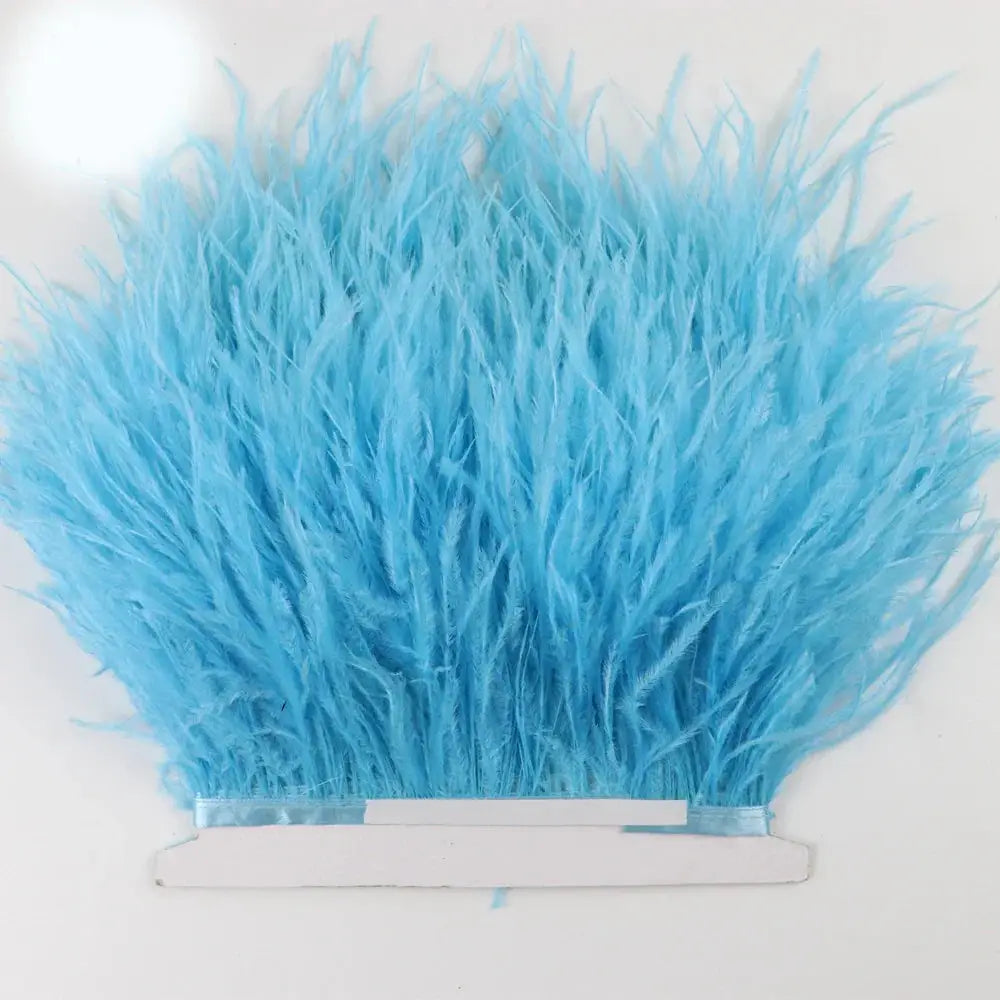 Premium Feather Fringe and Ostrich Trim for Diy Fashion