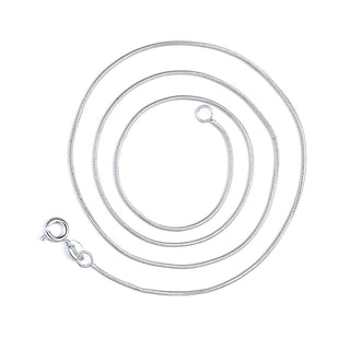 Sterling Silver 18"-24" Snake Chain