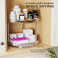 2-tier Acrylic Rotating Spice Rack and Vanity Organizer