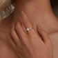 925 Sterling Silver Oxidized 1.7mm Ring for Women - Size 6.0
