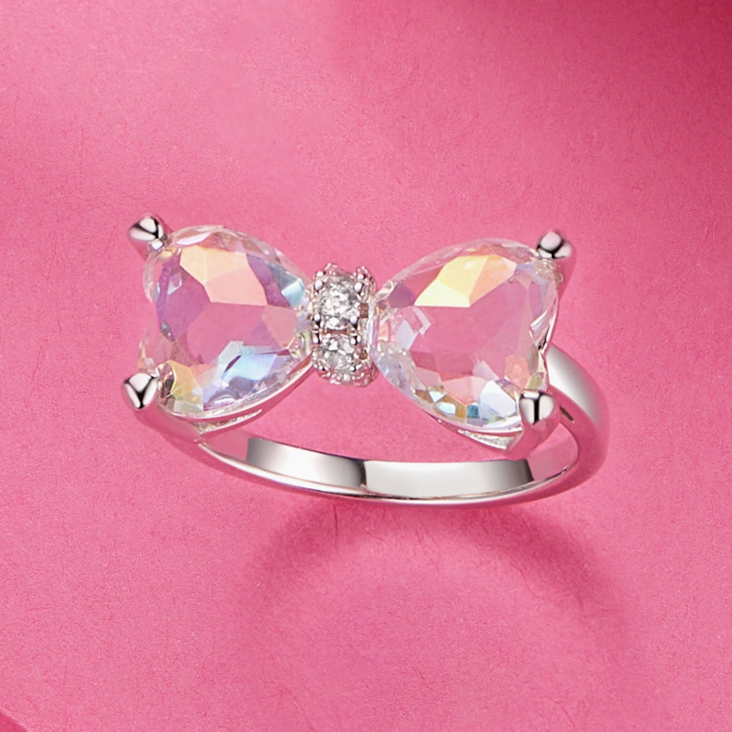 925 Sterling Silver 6.0 Size Pav�� Setting CZ Ring for Women