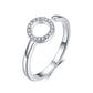 925 Sterling Silver Ring with Pavé Set CZ