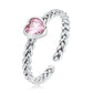 925 Sterling Silver Love CZ Ring for Women