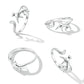 925 Sterling Silver Oxidized Ring for Women