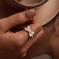 925 Sterling Silver 6.0 Size Pav�� Setting CZ Ring for Women