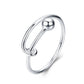 925 Sterling Silver Rings 0.4cm Width for Women