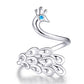 925 Sterling Silver Plated Platinum Pavé Setting CZ Ring for Women