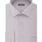 Camisa social masculina Van Heusen Classic/Regular Fit com gola flexível e xadrez elástico, cinza, tamanho 32-33