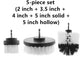 Drill Brush Attachment Set for Kitchen and Car Cleaning