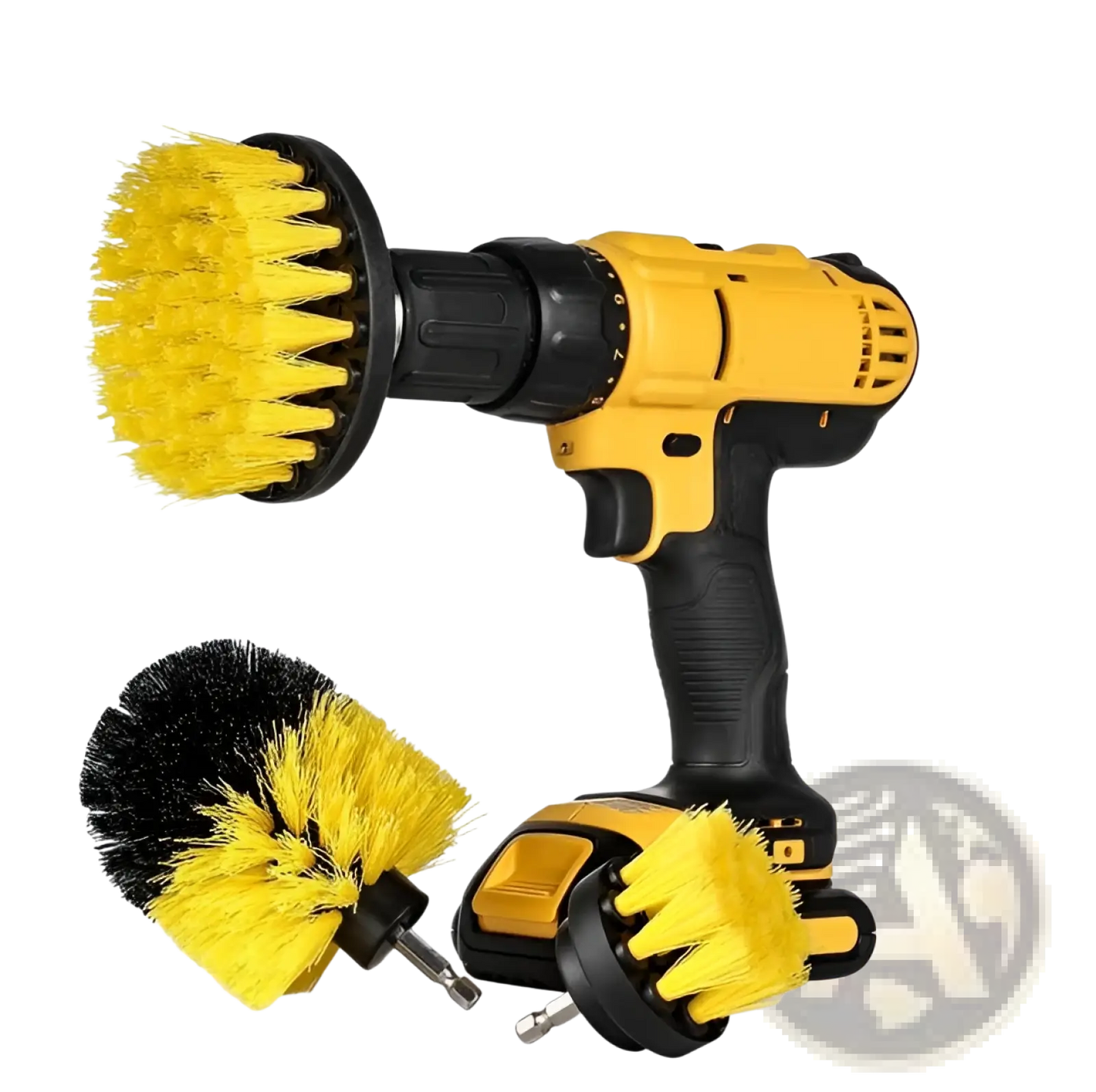 Drill Brush Attachment Set for Kitchen and Car Cleaning