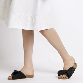 Sandália Ulla Johnson Feminina Camurça Bow Preta Tamanho 35"