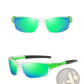 Dubery Retro Polarized Sport Sunglasses with Clear Frames