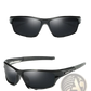 Dubery Retro Polarized Sport Sunglasses with Clear Frames