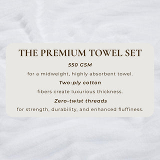 Luxury Cotton Towels - Karina Collection