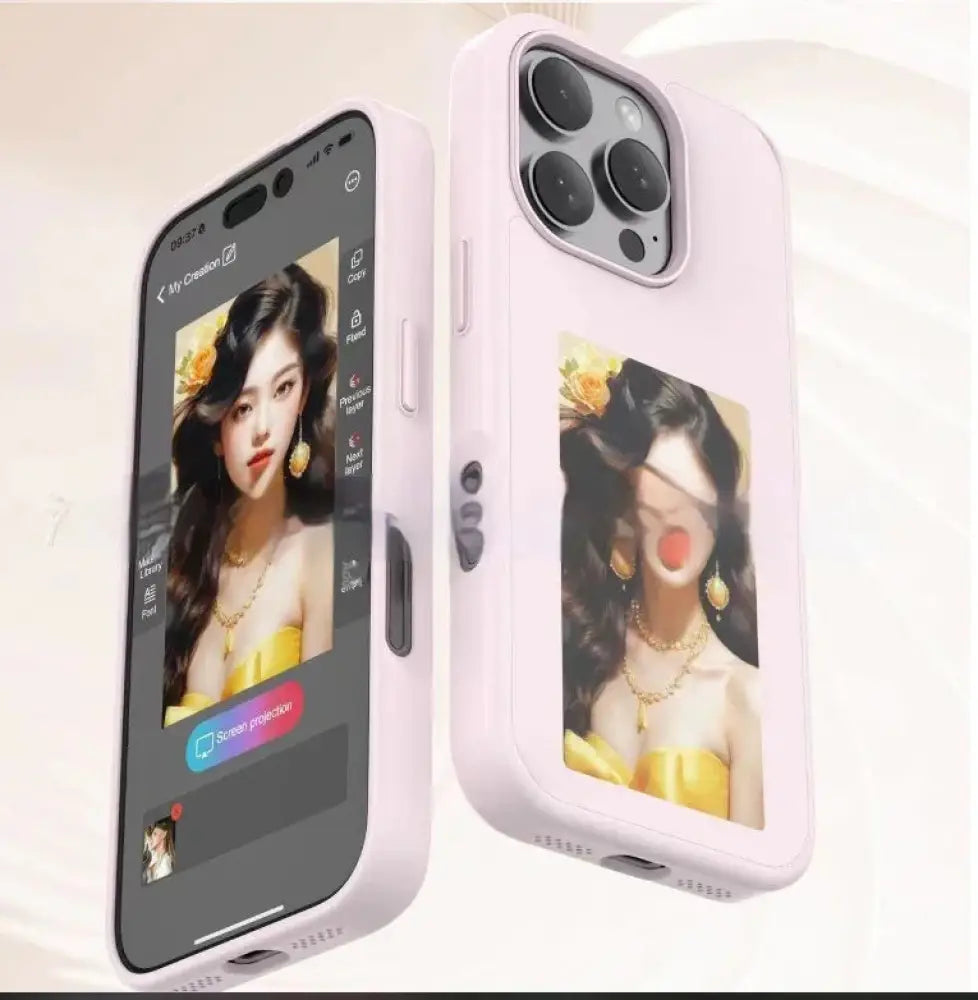 Personalized E-ink Smart Display Luxury Phone Case