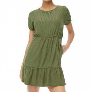 J.Crew - Vestido curto de malha com recortes e bolinhas