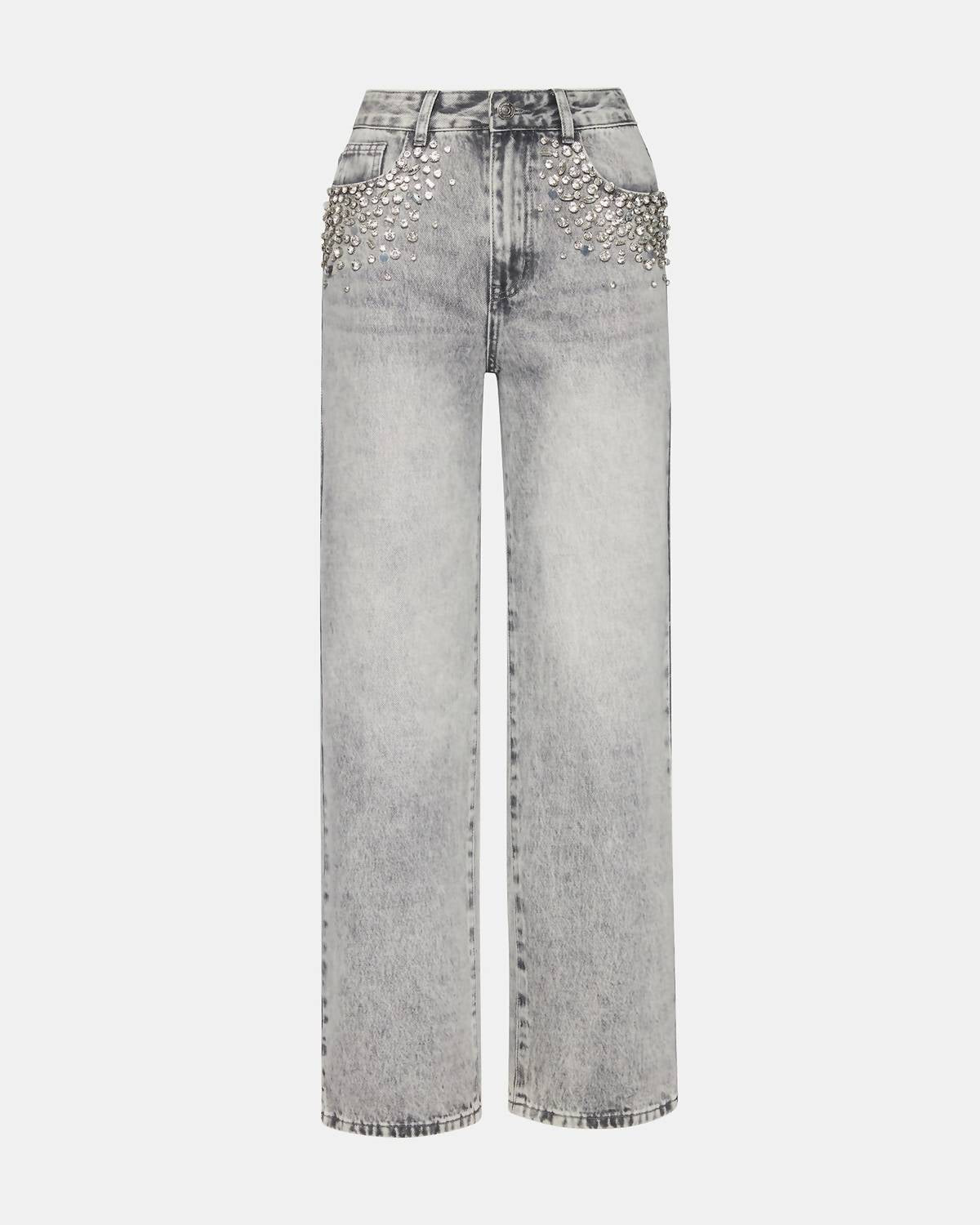 Steve Madden - Eras Rhinestone Embellished Jeans