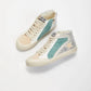 Miim - Women's Kyle Rubber Lace-up Glitter Leather Sneakers