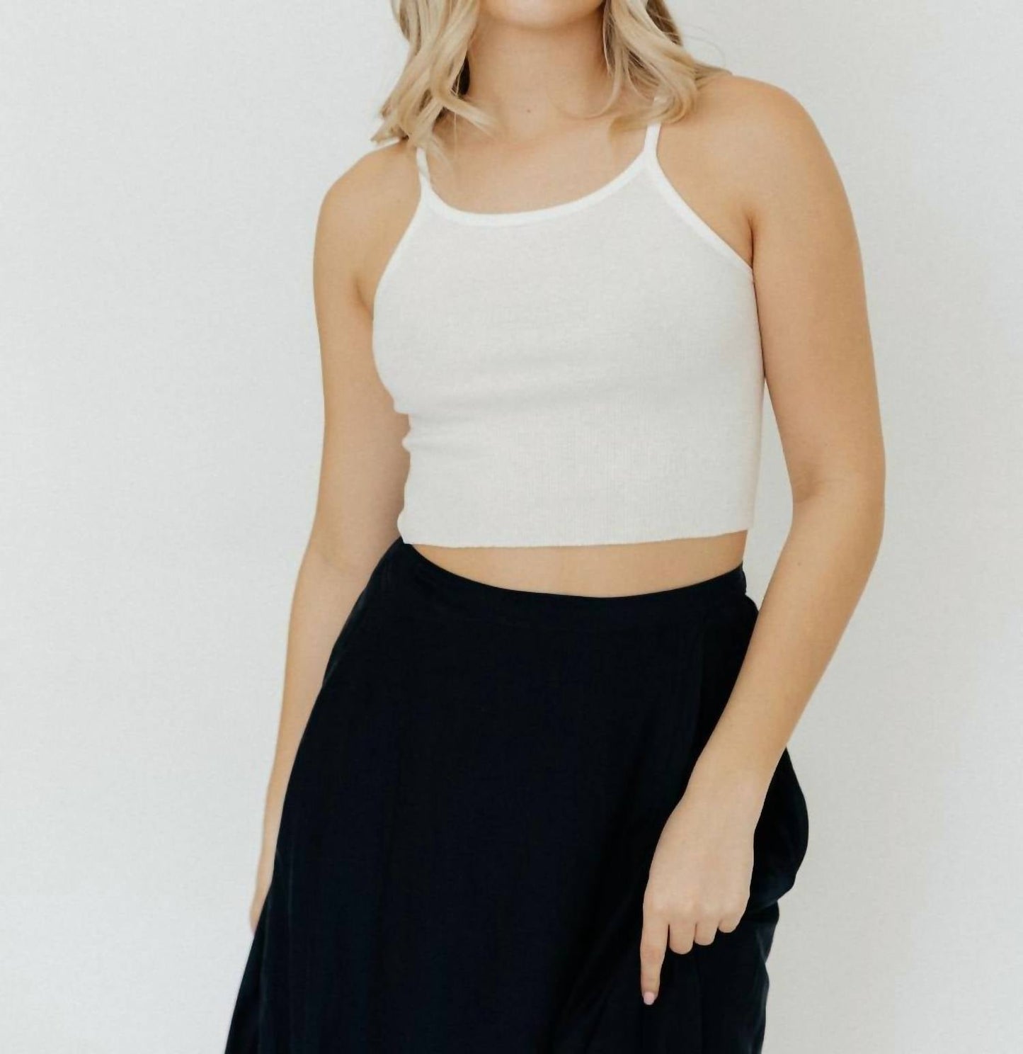Eterne - Cropped Rib Tank