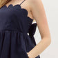 Entro - Brooke Scalloped Back Bow Dress
