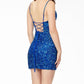 Ashleylauren - V-neck Cocktail Dress