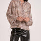 Elan - Sawyer Snakeskin Blouse
