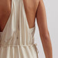 Entro - Sleeveless Wide Leg Romper w/ Chainlink Straps